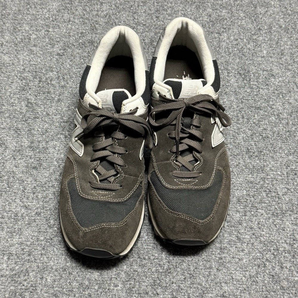 New Balance Sneakers Mens 13 D Gray 574 Classics Suede Shoes Retro ML574PGR - Picture 6 of 10